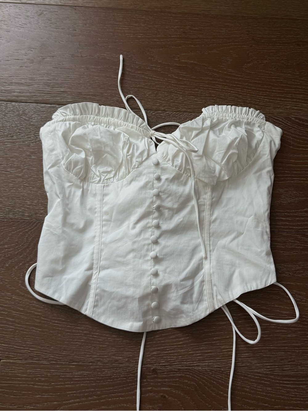 MESHKI Embry Rouched Top
